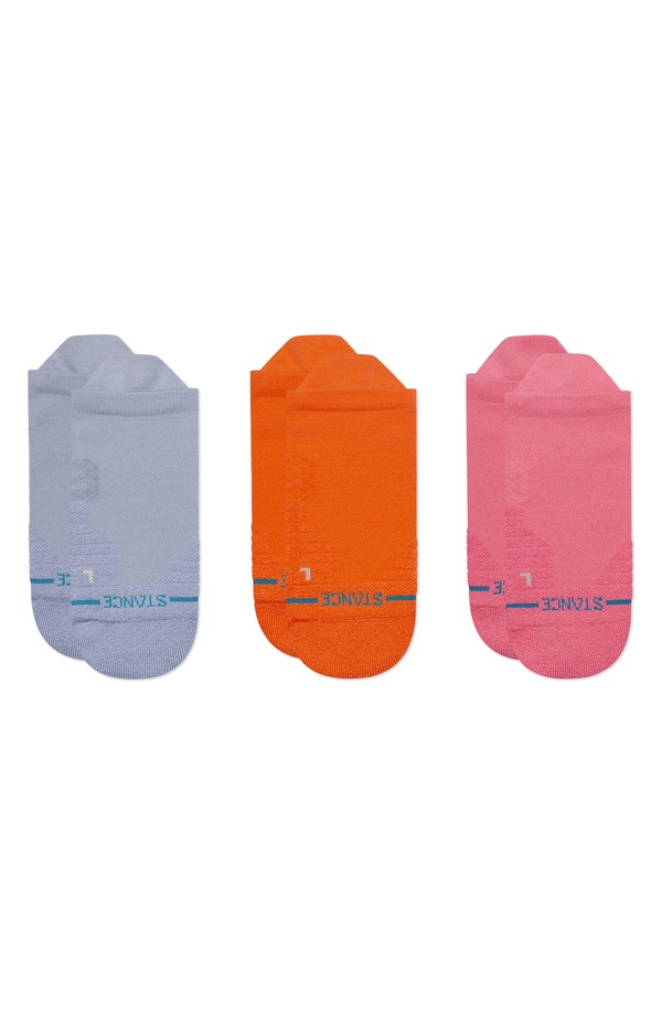 立場 レディース アンダーお召しもの ソックス アンクル Stance Assorted 3-Pack Ankle Socks Blue 青色