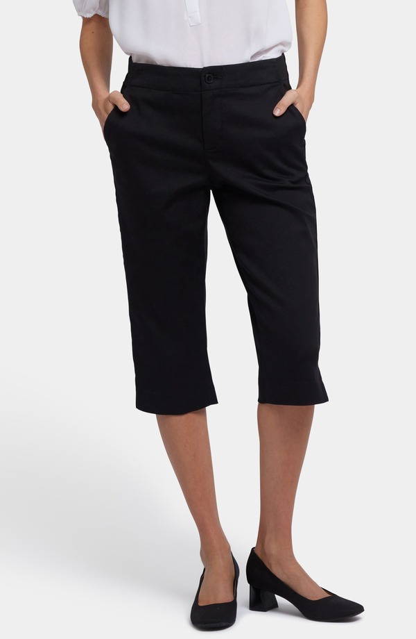 エヌワイディージェイ レディース ボトムス レギンス ご機嫌酉の方角 ズボン下 NYDJ Payton High Waist Pedal Pusher Pants Black 黒いこと