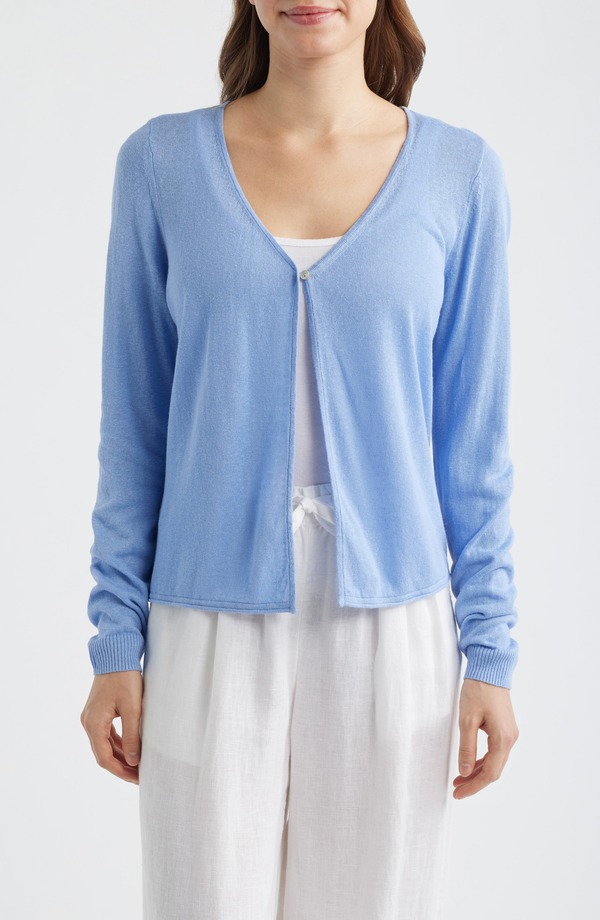 トッミーバハマ レディース アウター パーカー・スウェット ジレー プルオーバー リネン Tommy Bahamadelinen Blend Jersey Cardigan Grape Pools 葡萄