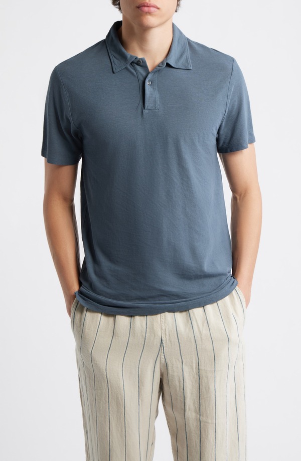 アレックス起重機 メンズ トップス スポーツシャツ 綿織物 ALEX CRANE Organicotton Polo Lake