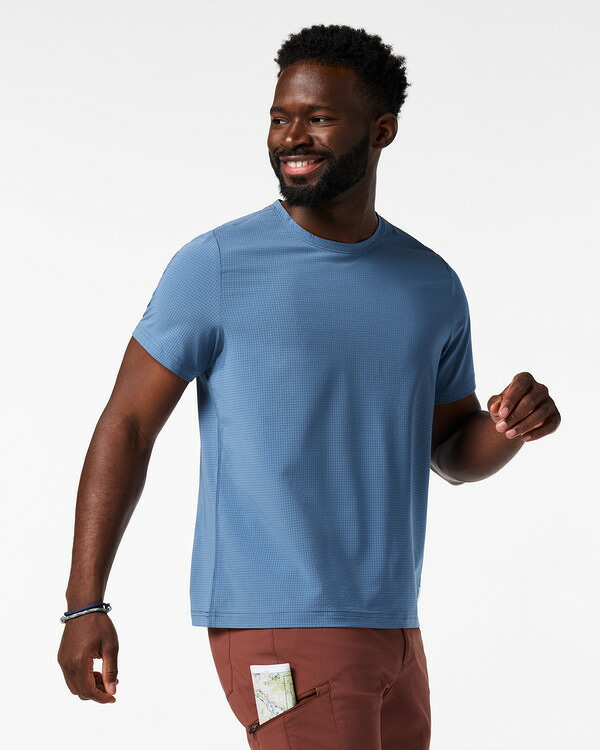 コートパクシー メンズ トップス ティーシャツ Cotopaxi Pulso Tech T-Shirt - Men\u0027steel Blue 青碧