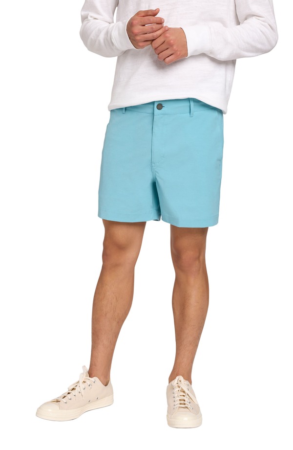 ファレティ メンズ ボトムス 二分の一ズボン下・さる股引き 遊撃手ズボン下 Faherty Belt Loop All Day 5-Inch Shorts Turquoise Sky 青緑色