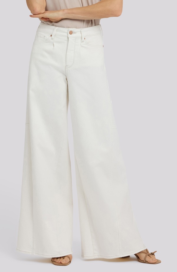 エヌワイディージェイ レディース ボトムス ジーンズズボン下 ワイドレッグ デニム NYDJ Nova Cool Embrace Super Wide Leg Jeans Vintage White 白いこと