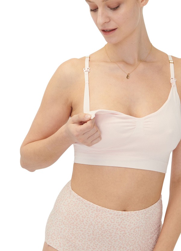 ハッチ レディース アンダー御召しもの ブラ HATCH Thessential Nursing And Pumping Bra Petal