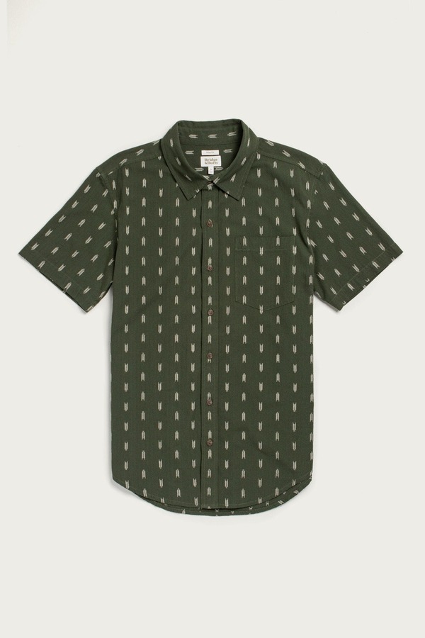 ブリッジアンドバーン メンズ トップス プルオーバー Bridge \u0026 Burn Harbor Slim Shirthyme Arrows
