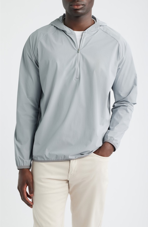 ピーター・鏡鑑 メンズ アウター 上衣・上衣 パーカー Peter Millar Featherweight Performance Hoodie Gale Grey 薄墨色