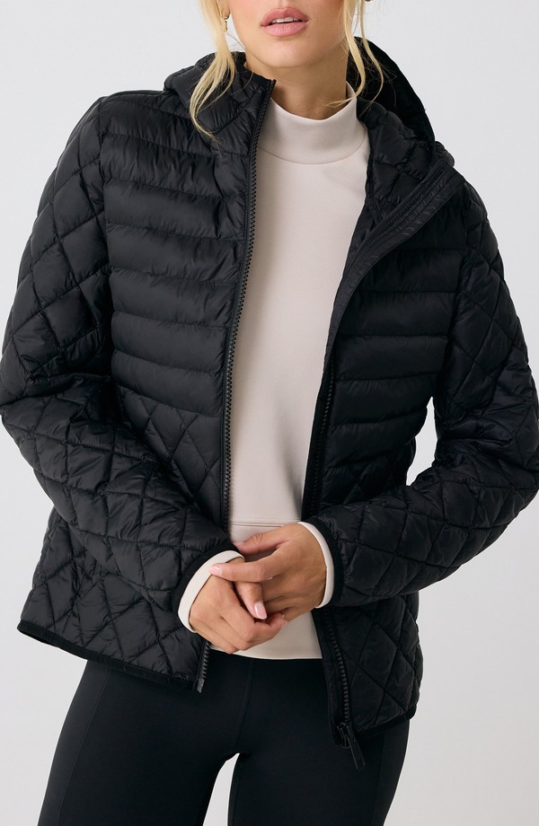 ロル レディース アウター 上衣・上衣 フーデッドジャケット Lole The Base Packable Insulated Hooded Jacket Black Beauty 黒いこと