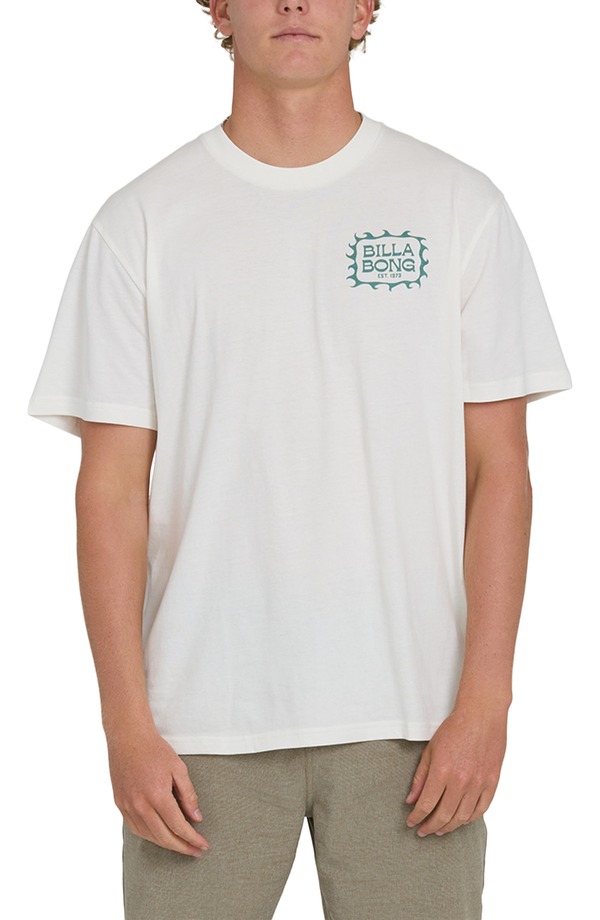 散らし広告ボン メンズ トップス ティーシャツ グラフィック Billabong Ripple Premium Graphic T-Shirt Off White 象牙色