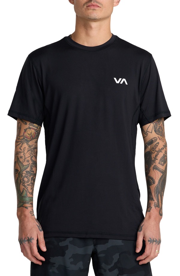 ルーカ メンズ トップス Tシャツ グラフィック RVCA Sport Vent Graphic T-Shirt Black ブラック|ReVida 店