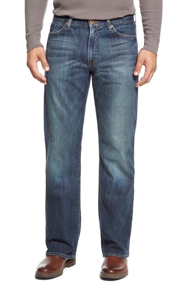ラッキーブランド メンズ ボトムス ジーンズズボン下 ヴィンテージ 引っ切り無い デニム Lucky Brand \u0027361 Vintage\u0027 Straight Leg Jeans Mahogany