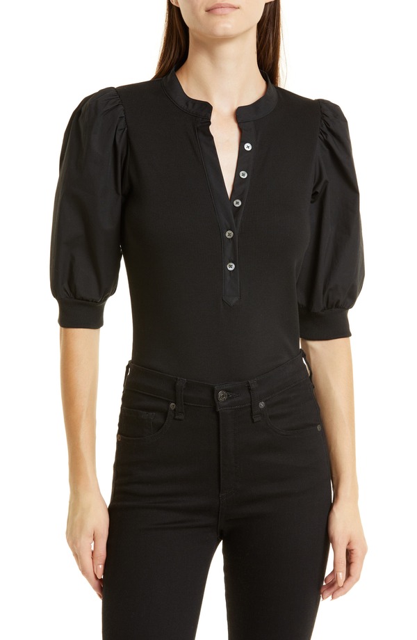 ヴェロニカ ベアード レディース トップス プルオーバー トップ Veronica Beard Coralee Front Button Blouse Black 黒いこと
