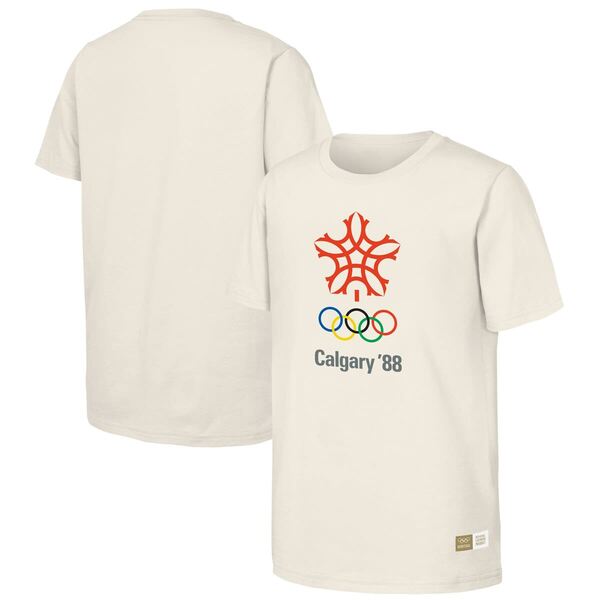 アウタースタッフ メンズ トップス ティーシャツ Outerstuff Men\u0027s Natural 1988 Calgary Games Olympic Heritage T-Shirt Natural