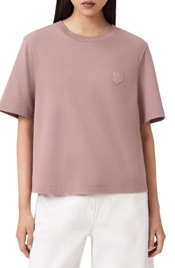 オールセインツ レディース トップス プルオーバー AllSaints Lover Lisa T-Shirt Dusty Lilac 紫はしどい