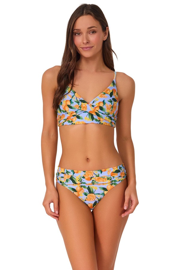 サンセッツ レディース アンダー御召しもの ブラ Sunsets Lyla Bralette Bikini Swimsuitop Clementine