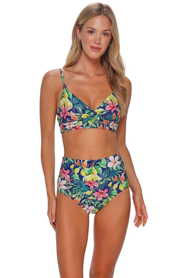 サンセッツ レディース アンダー御召しもの ブラ Sunsets Lyla Bralette Bikini Swimsuitop Seaside Harvest