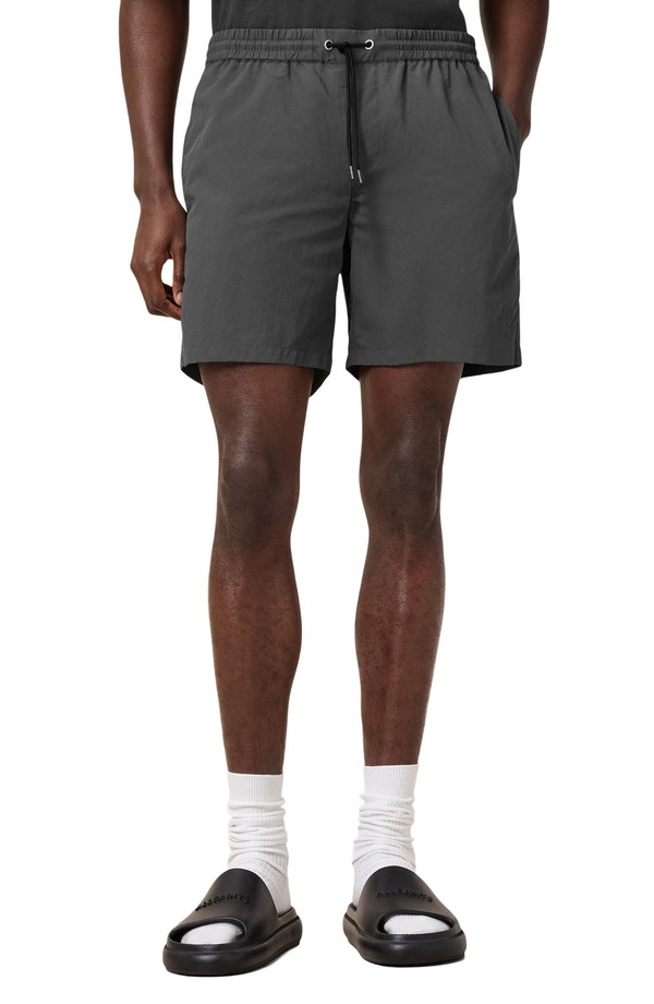 オールセインツ メンズ 海水着 二分の一ズボン下・さる股引き AllSaints Warden Swim Trunks Pitched Blue 青碧