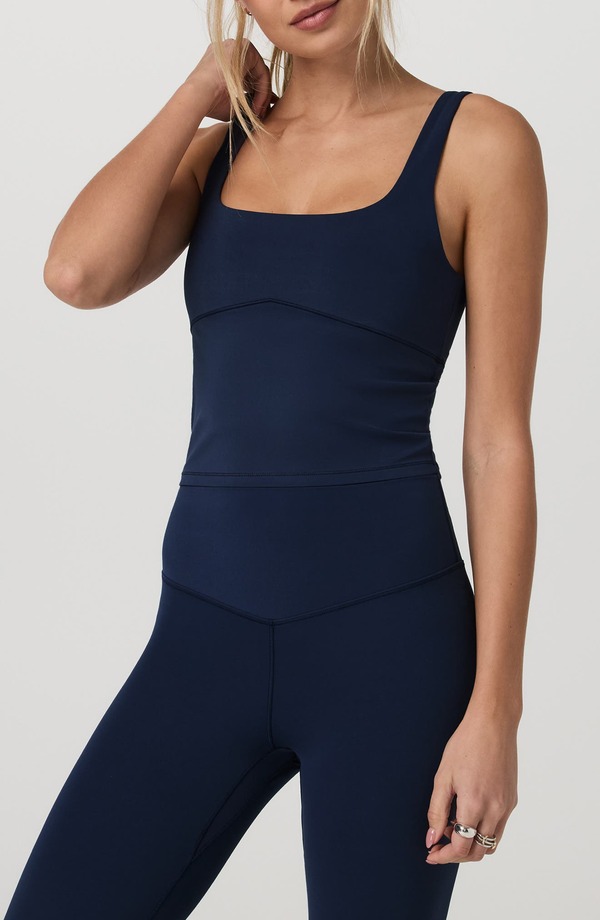 ビュオーリ レディース トップス 貯蔵タンクいの一番 Vuori AllTheForm Supportank Blue Coast 青色