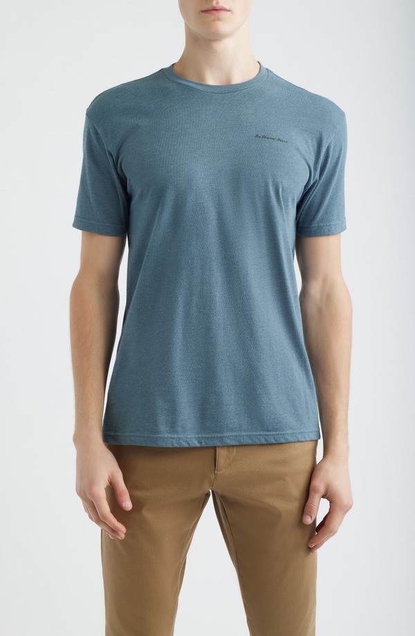 並大抵ブランド名 メンズ トップス ティーシャツ グラフィック The Normal Brand Illustrated Bear Graphic T-Shirt Indigo インディゴ
