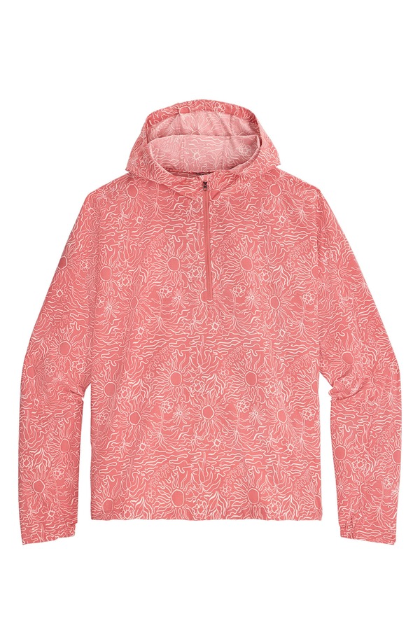 ロイヤルロビンズ メンズ アウター パーカー・スウェット ポリエステル 刷り上げる ROYAL ROBBINSalathe Sun Print Recycled Polyester Hoodie Dusty Cedar Solar