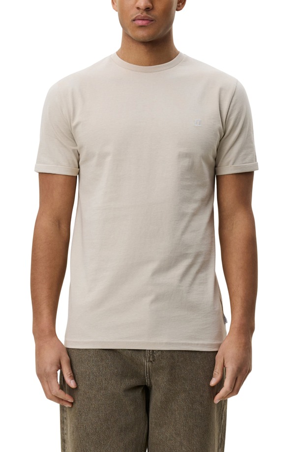 レ ドゥ メンズ トップス ティーシャツ 綿織物 Les Deux Core Organicotton T-Shirt Light Sand 砂子