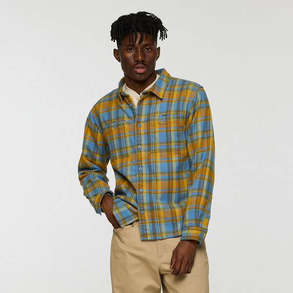 コートパクシー メンズ トップス プルオーバー Cotopaxi Merorganic Flannel Shirt - Men\u0027s Fjord And Seed Plaid 照合のしるし
