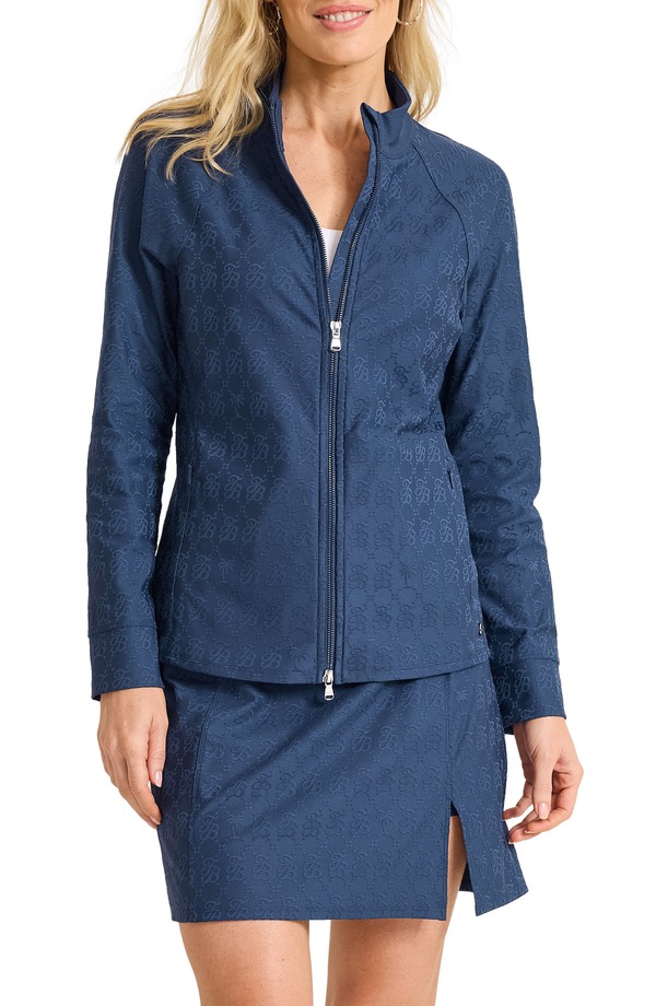トッミーバハマ レディース アウター 上衣・上衣 ロゴタイプ Tommy Bahamaubrey Logo Monogram Jacquard Jacket Coastline