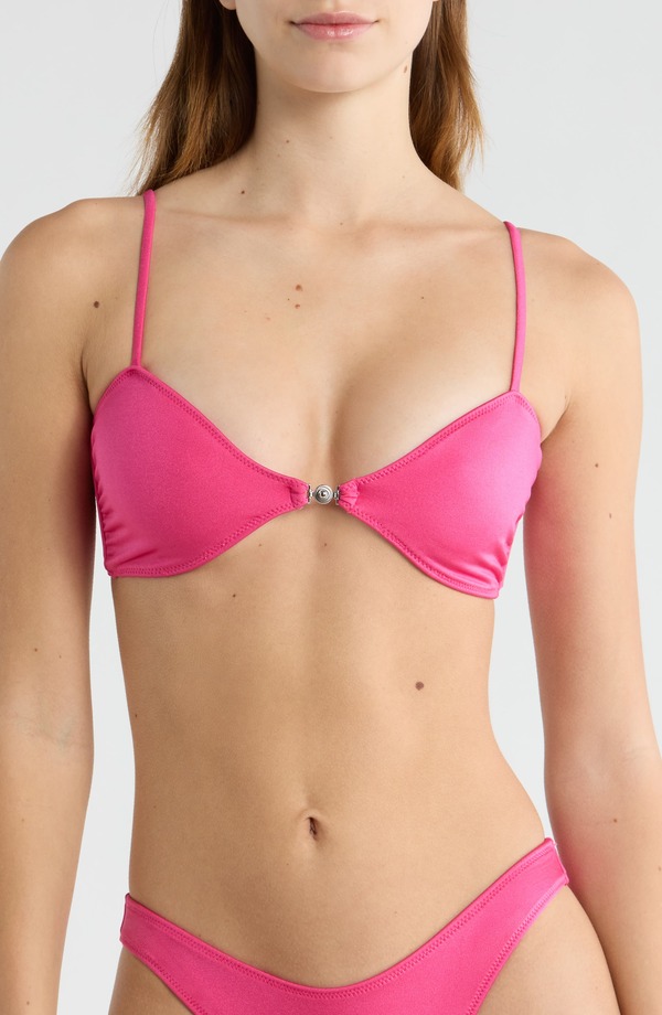 パクサン レディース アンダー御召しもの ブラ PacSun Brea Shine Bralette Bikini Topink サクラ色
