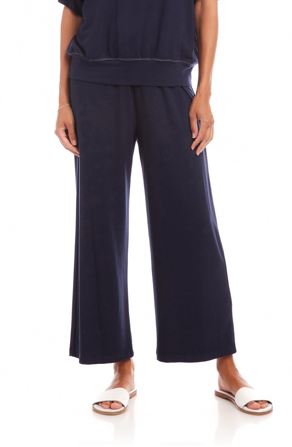 カレンケーン レディース ボトムス レギンス ズボン下 Karen Kane Drawstring Lounge Pants Navy 米国海軍