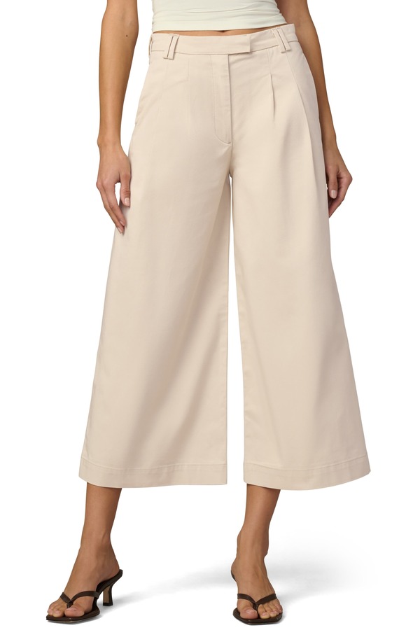 ジョーズ レディース ボトムス レギンス 筋目 ズボン下 Joe\u0027s Pleated Culotte Pantstone 石ころ