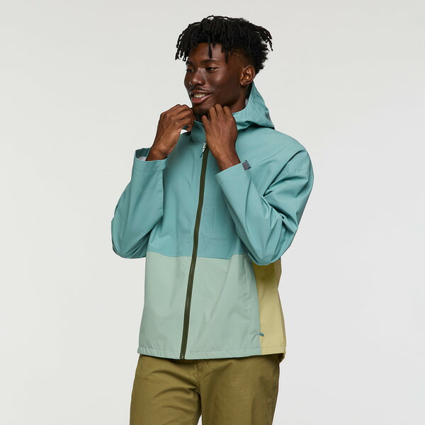 コートパクシー メンズ アウター 上衣 Cotopaxi Cielo Rain Jacket - Men\u0027s Bluegrass And Silver Leaf しろがね色