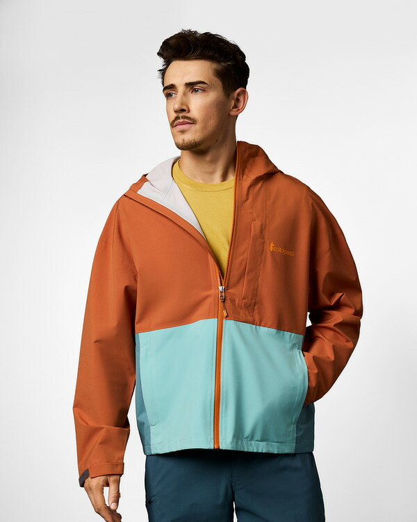 コートパクシー メンズ アウター 上衣 Cotopaxi Cielo Rain Jacket - Men\u0027s Whiskey And Tide Pool