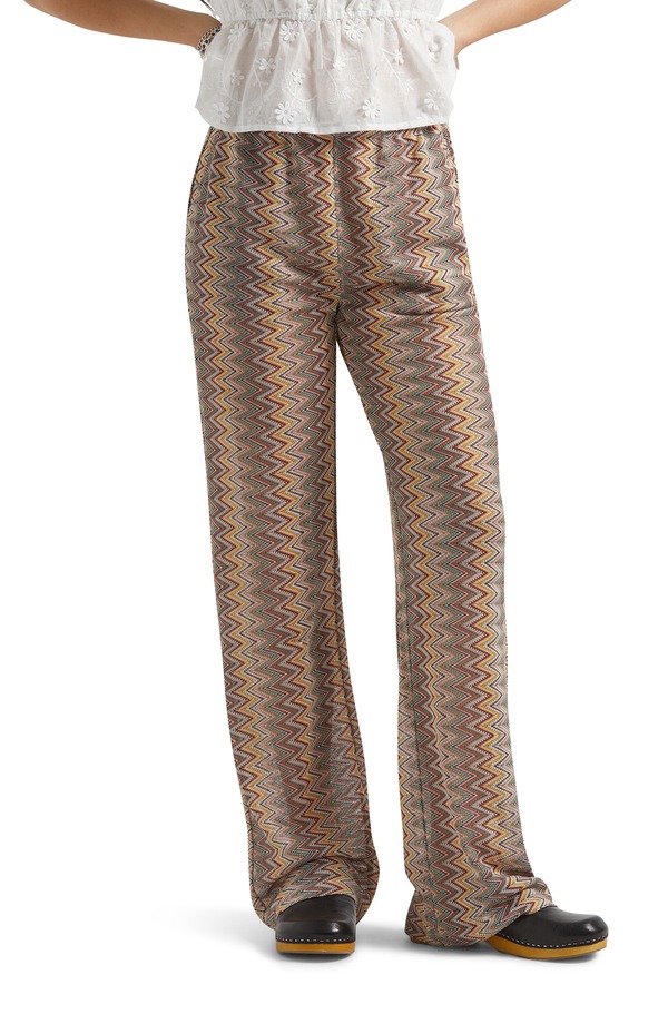 ブリクス英トン レディース ボトムス レギンス メッシュ ズボン下 Brixton The Cabana Zigzag Mesh Pants Multi Color Zigzag マルチ色合い