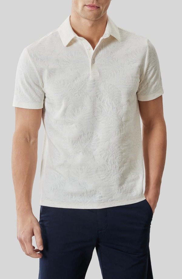 ロバートバラケット メンズ トップス スポーツシャツ Robert Barakett Corven Short Sleeve Polo Swan