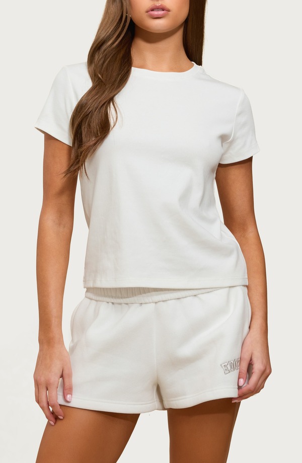 アディクテッド レディース トップス ティーシャツ EDIKTED Perfect Basic T-Shirt White 白いこと