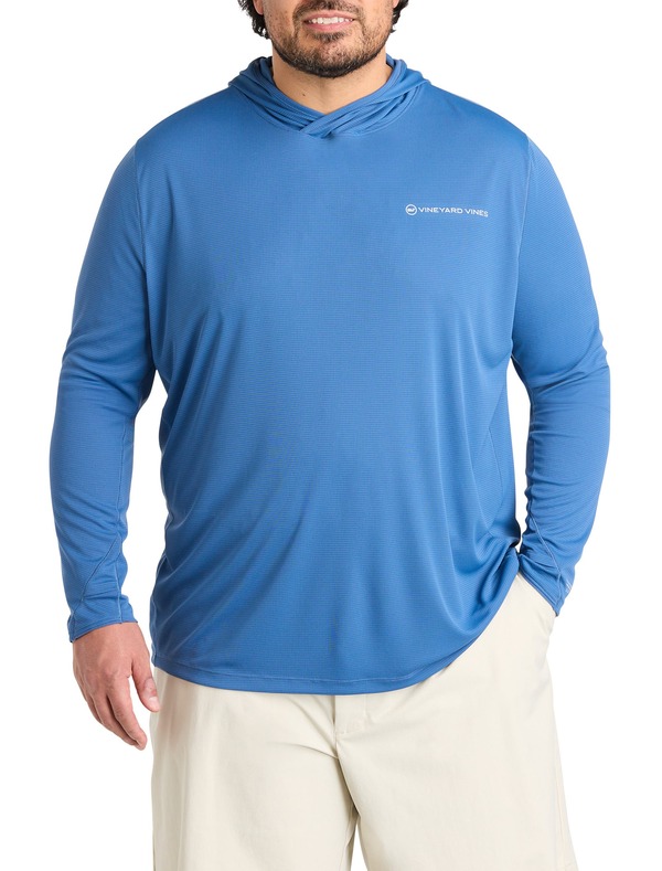 ヴァインヤードヴァインズ メンズ アウター パーカー・スウェットール vineyard vines Big \u0026 Tall Sun Techoodie Moonshine Cationic