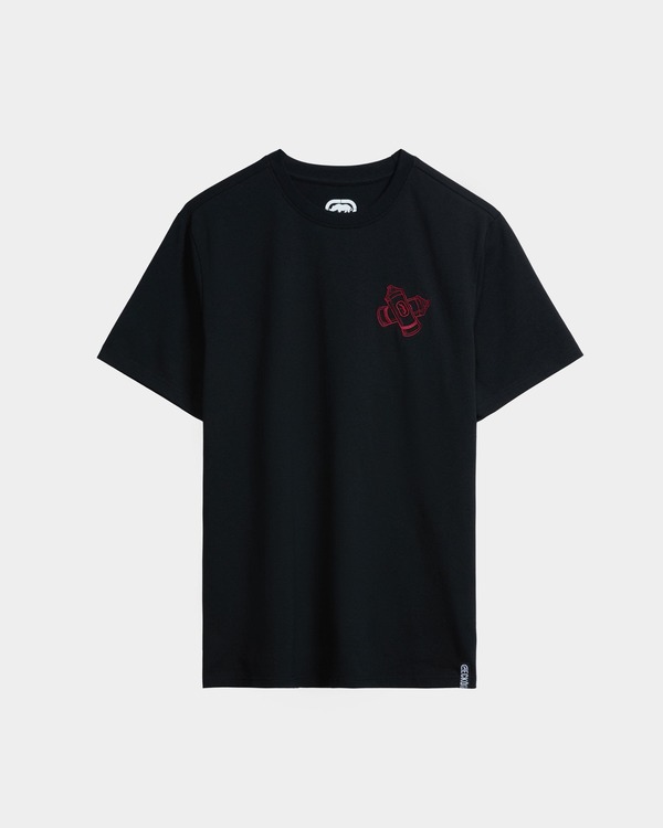 残響音 メンズ トップス ティーシャツ ECKO Spray Can Tee Black 黒いこと