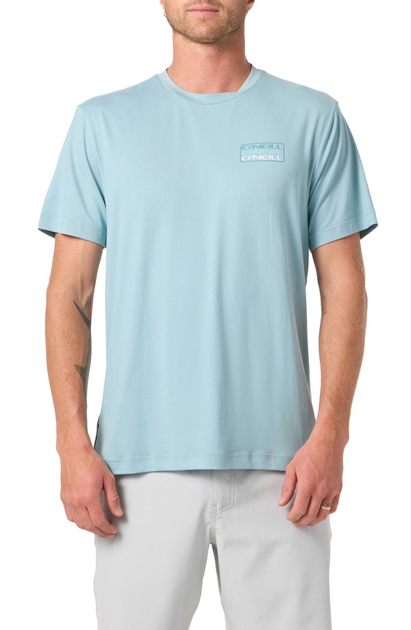 オニール メンズ トップス Tシャツ O'Neill Triple Stack UPF Performance T-Shirt Stone Blue ブルー｜ReVida 店 11,385円