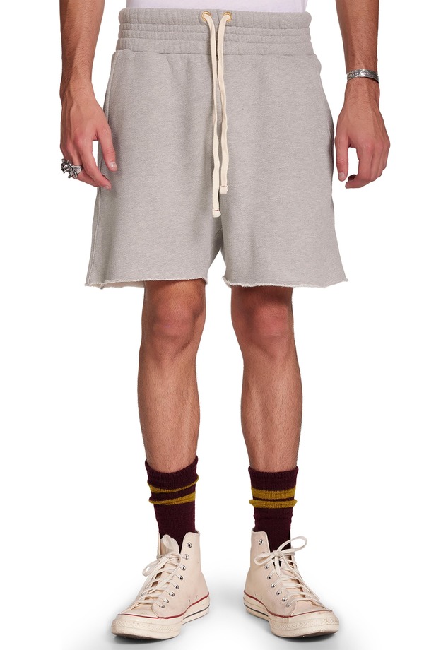 受け答え ティエン レディース ボトムス 二分の一ズボン下・さる股引き Les Tien HeavyWeight yaycht Short Heather Grey 薄墨色