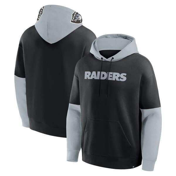 ファナティクス メンズ アウター パーカー・スウェット Men\u0027s Fanatics Black Las Vegas Raiders Helmet Pullover Hoodie Black 黒いこと