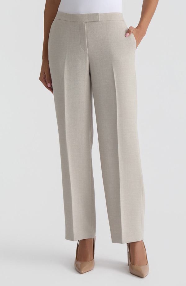 カスパール レディース ボトムス レギンス 縮緬 ズボン下 KASPER The Claire Pebble Crepe Pantsummer Straw