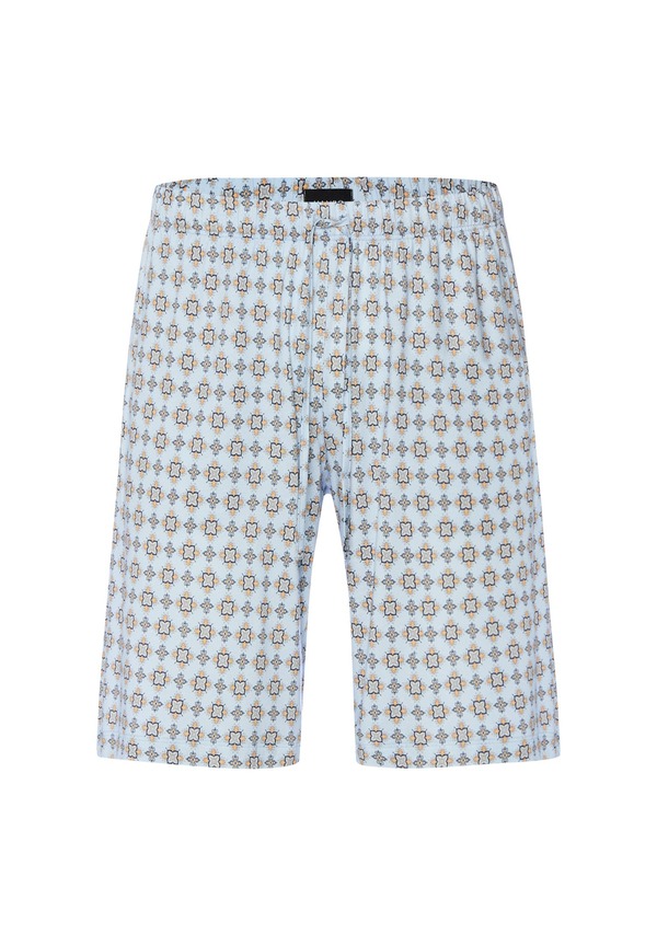 ハンロ メンズ ボトムス 二分の一ズボン下・さる股引き 遊撃手ズボン下 綿織物 Hanro Night Anday Cotton Drawstring Shorts Pumpkin Ornaments