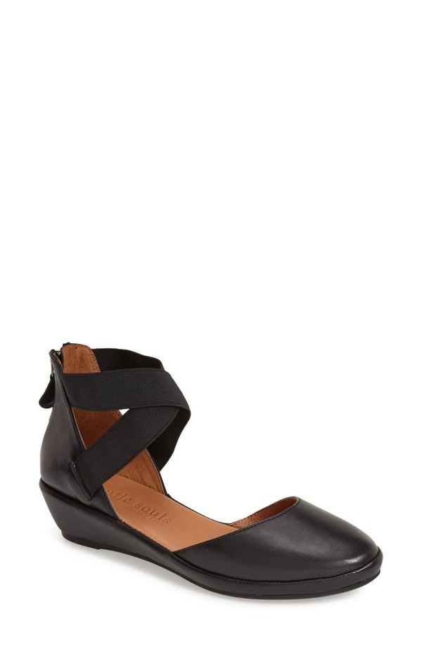 ジェントルソウルズ レディース シューズ ヒール サンダル Gentle Soulsignature Noa Elastic Strap d'Orsay Sandal Black ブラック