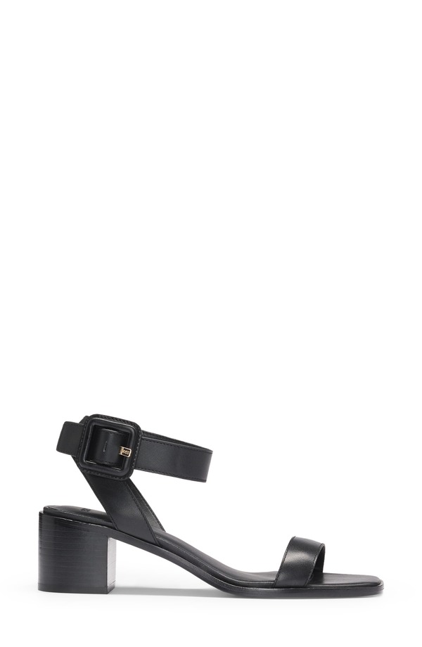 ボス レディース シューズ ヒール サンダル アンクル BOSS Charlize Ankle Strap Sandal Black ブラック