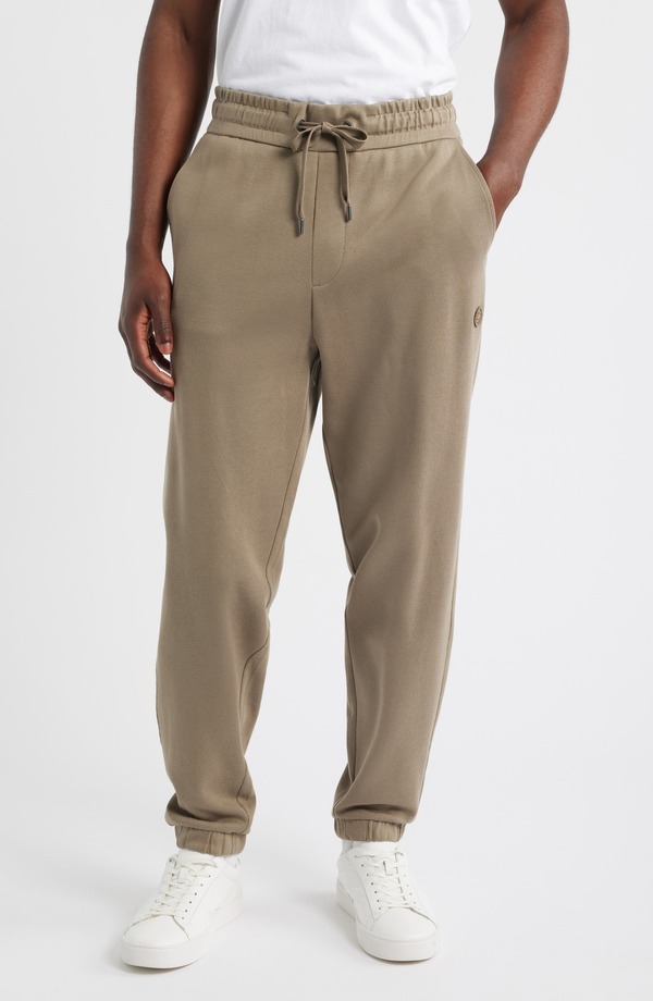ボス メンズ ボトムス カジュアルパンツ コットン ジョガーパンツ BOSS Locsin Cotton Joggers Open Brown ブラウン｜ReVida 店 40,820円
