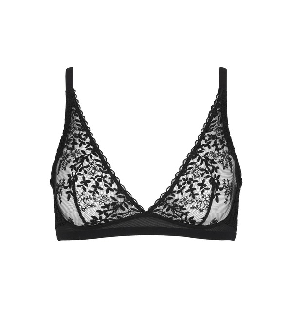 ユイット レディース アンダーウェア ブラジャー レース Huit Desir Lace Bralette Black ブラック｜ReVida 店