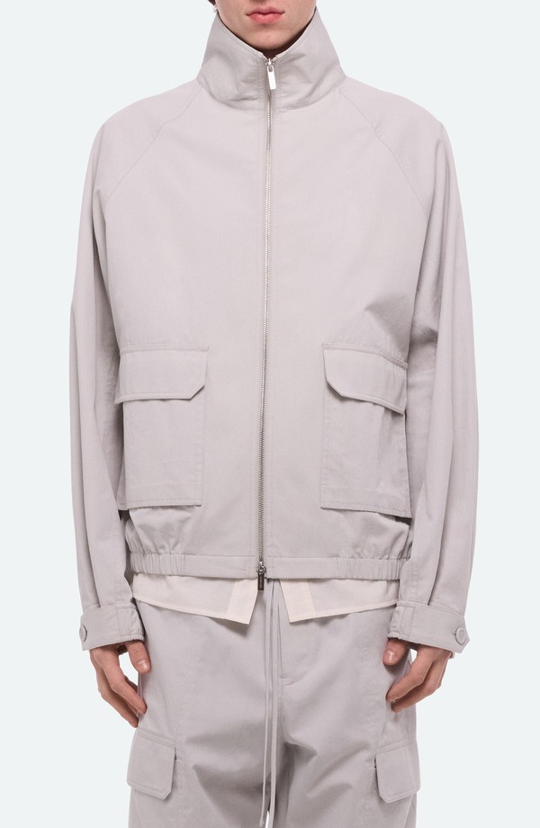 ヘルムート ラング メンズ アウター ジャケット・ブルゾン Helmut Lang Twill Crop Utility Jacket Stone ストーン|ReVida 店