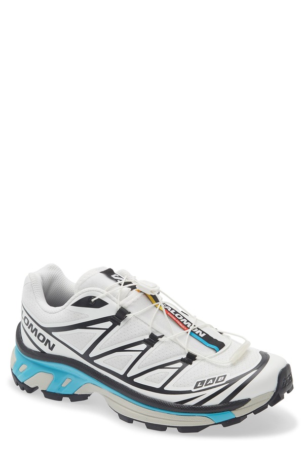 サロモン レディース シューズ スニーカー Salomon Gender Inclusive XT-6 Sneaker Black/ White/ Blue Curacao ホワイト|ReVida 店