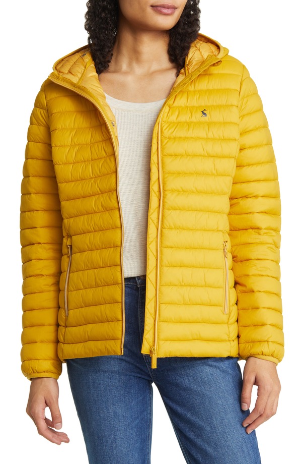 ジュールズ レディース アウター 上衣・上衣 Joulesnug Packable Hooded Puffer Jacket Antique Gold ゴールド