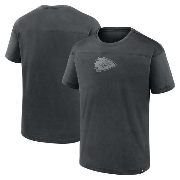 ファナティクス メンズ トップス プルオーバー ミニ Men\u0027s Fanatics Blackansas City Chiefs Mini Tonal T-Shirt Black 黒いこと