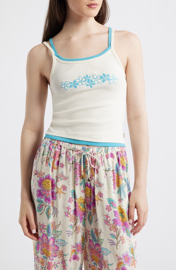 下唇長い巻き毛 レディース トップス プルオーバー Rip Curl Half Moon Bay Layer Camisole Bone